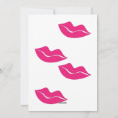 grote lippen knuffels kussen Valentijnswensen  Feestdagenkaart (Achterkant)