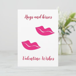 grote lippen knuffels kussen Valentijnswensen Feestdagenkaart