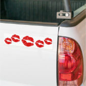 Grote lippen kussen grote lippen bumpersticker (Op Truck)