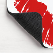 Grote lippen kussen grote lippen muismat (Hoek)