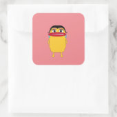 Grote lippen Lady Sticker (Tas)