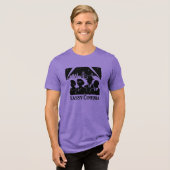 Grote Logo Hollywood - - meer opties Tri-Blend Shirt (Voorkant volledig)