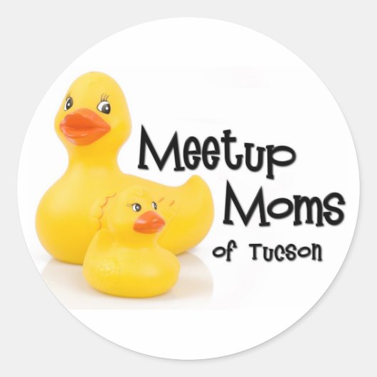 Grote Logo Ronde Sticker (Voorkant)