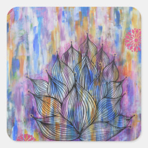 Grote Lotus Flower Sticker