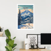 Grote lucht muurkunst 1 poster (Thuiskantoor)