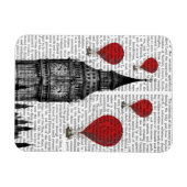 Grote luchtballonnen van Ben en Red Hot Air Magneet (Horizontaal)