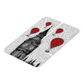 Grote luchtballonnen van Ben en Red Hot Air Magneet (Linkerzijde)