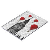 Grote luchtballonnen van Ben en Red Hot Air Notitieboek (Linkerzijde)