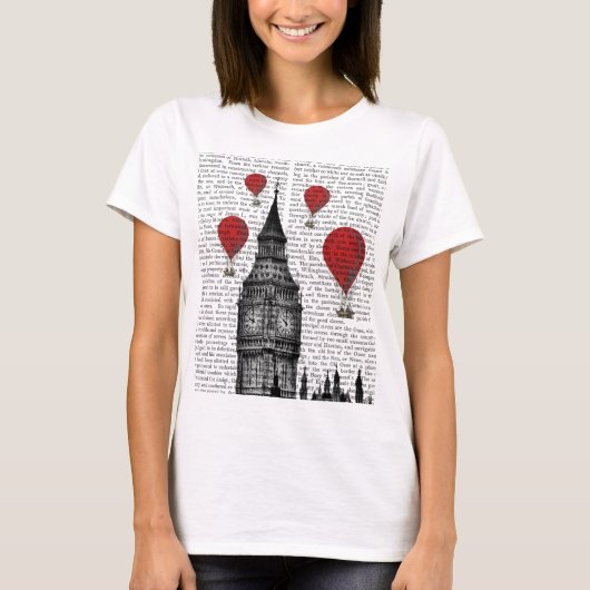 Grote luchtballonnen van Ben en Red Hot Air T-shirt (Voorkant)