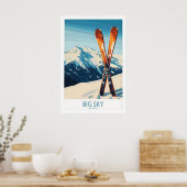 Grote luchtposter Montana 1 Poster (Keuken)