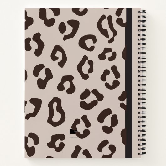 GROTE LUIPAARDPRINTS NOTITIEBOEK (Achterkant)