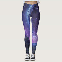Grote maan 🌕 Nacht Magische Sterrenster Leggings