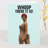 GROTE MAAR MEISJE OVERGEZICHTE BIRTHDAAGKAARTEN KAART (Gele Bloem)