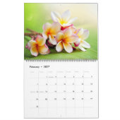Grote Maat Exotische Bloemen Kalender (Feb 2027)