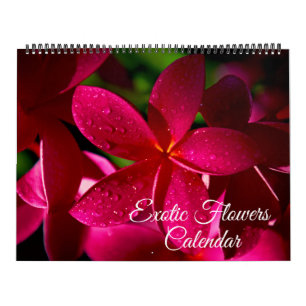 Grote Maat Exotische Bloemen Kalender