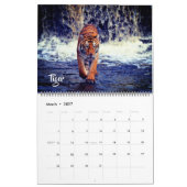 Grote Maat Exotische Dieren Kalender (Mar 2027)