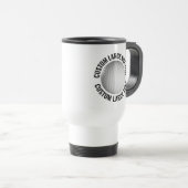 Grote Maat Gepersonaliseerde Tekst Witte Aangepast Reisbeker (Voorkant rechts)