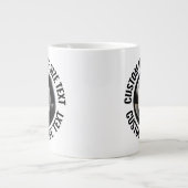 Grote Maat Gepersonaliseerde Tekst Zwembad 8 Bal A Koffiekop (Voorkant)