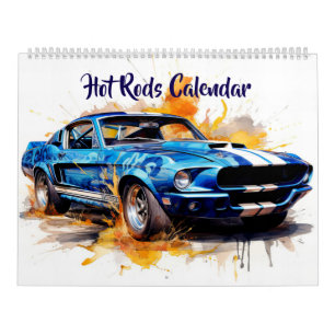 Grote Maat Hot Rods Kalender