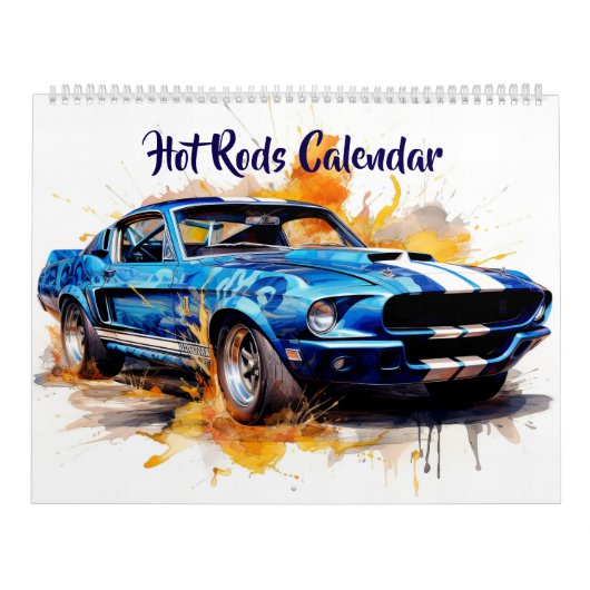 Grote Maat Hot Rods Kalender (Hoes)