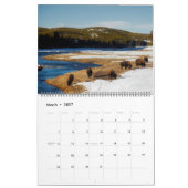 Grote Maat Yellowstone Park Kalender (Mar 2027)