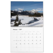 Grote Maat Yellowstone Park Kalender (Feb 2027)