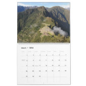 Grote Machu Picchu Peru Schilderachtig wandkalende Kalender (Mar 2026)