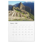 Grote Machu Picchu Peru Schilderachtig wandkalende Kalender (Feb 2026)