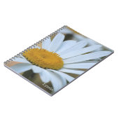 Grote madeliefbloem met accent notitieboek (Linkerzijde)