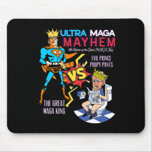 Grote Maga Koning Donald Trump Biden USA Ultra Mag Muismat