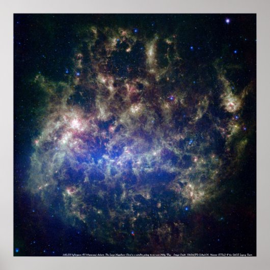 Grote Magellanic Cloud Poster (Voorkant)