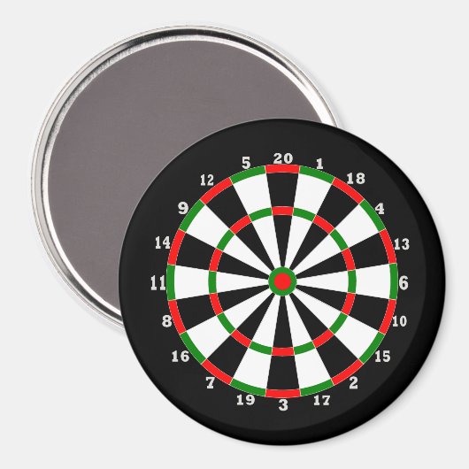 Grote Magneet - Dartboard Design (Voorkant / Achterkant)