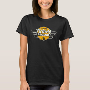 Grote magneet vissen legendarisch kleding vuilviss t-shirt