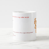 Grote magnetron Mok (pindakaas Mok cake recept) (Voorkant)