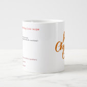 Grote magnetronbeker (Chocolade Keto Mug Cake Rece Koffiekop (Voorkant)
