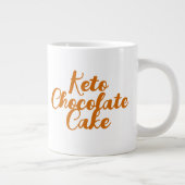Grote magnetronbeker (Chocolade Keto Mug Cake Rece Koffiekop (Rechts)
