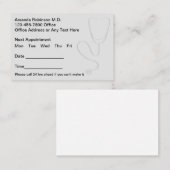 Grote makkelijk leesbare budget afsprakenkaarten visitekaartje (Voorkant / Achterkant)