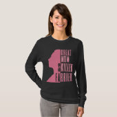 Grote Mam Skill-veer in roze T-shirt (Voorkant volledig)