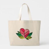 Grote Mamacita Hart Tote Bag (Achterkant)