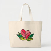 Grote Mamacita Hart Tote Bag (Voorkant)