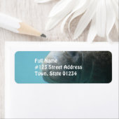 Grote Manatee onder water Etiket (Insitu)