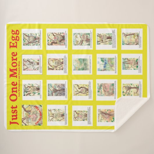 Grote mand nog maar één eitje sherpa deken (Voorkant (horizontaal))