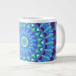 Grote Mandala Midnight Dreams Oversized Zen Koffiekop