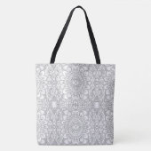 Grote, Mandala Patroon Schouder Canvas tas (Voorkant)