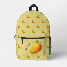Grote Mango, Zoete Vrucht en Naam op Geel