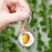 Grote Mango, Zoete Vrucht en Naam Sleutelhanger (Hand)