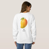 Grote Mango, Zoete Vrucht en Naam Trui (Achterkant volledig)