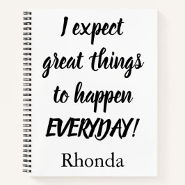 Grote Manifestatie zwart-wit Notitieboek