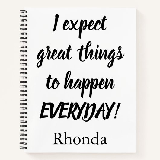 Grote Manifestatie zwart-wit Notitieboek (Voorkant)