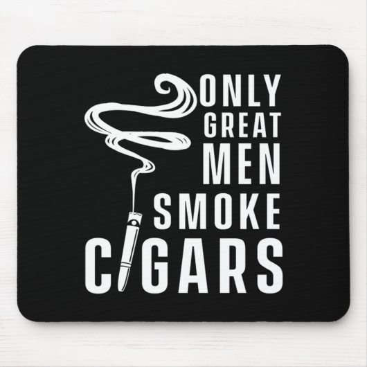 Grote Mannen Roke Cigars Humidor Cigar Lover Gift Muismat (Voorkant)
